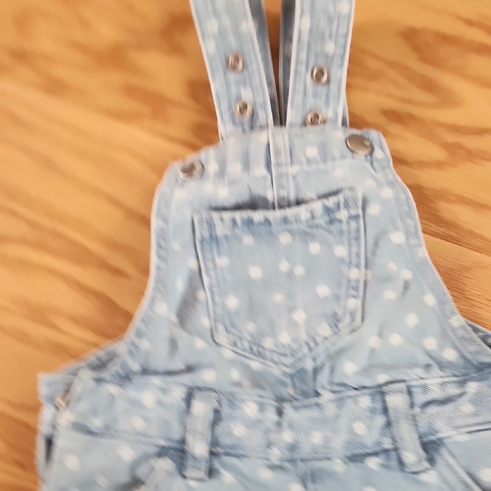 The Children's Place Toddler Girls Denim Shortalls 2T